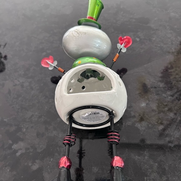 Snowman candle holder - Picture 6 of 8